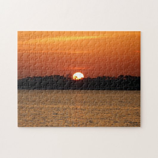 Zonsopkomst boven Perdido Bay Legpuzzel (Horizontaal)