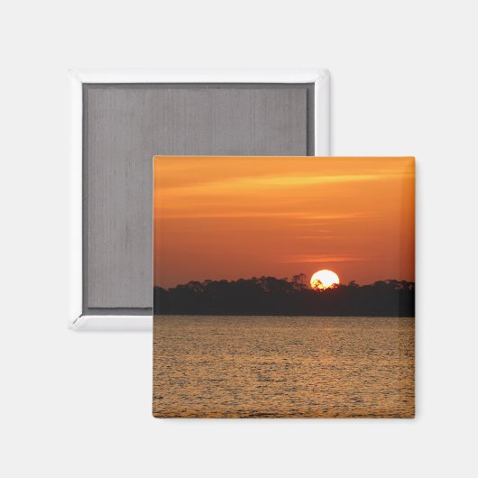 Zonsopkomst boven Perdido Bay Magneet (Voorkant / Achterkant)