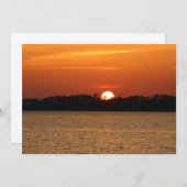 Zonsopkomst boven Perdido Bay Notitiekaartje (Voorkant / Achterkant)