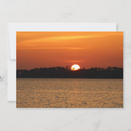 Zonsopkomst boven Perdido Bay Notitiekaartje