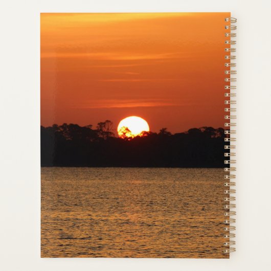 Zonsopkomst boven Perdido Bay Planner (Achterkant)