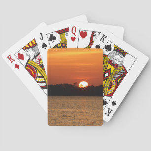 Zonsopkomst boven Perdido Bay Pokerkaarten