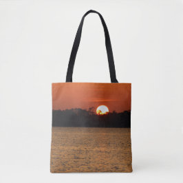 Zonsopkomst boven Perdido Bay Tote Bag