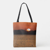 Zonsopkomst boven Perdido Bay Tote Bag (Achterkant)
