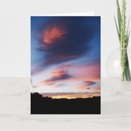 Zonsopkomst diepste sympathie kaart (Voorkant)