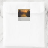 Zonsopkomst door een meer Cadeau Labels (Tas)