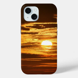 Zonsopkomst door Wolken Foto iPhone 15 Case