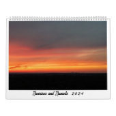 Zonsopkomst en Zonsondergangen 2024 Kalender (Hoes)