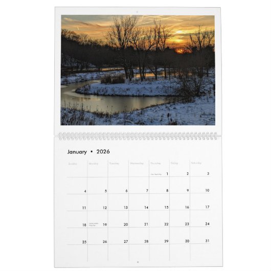 Zonsopkomst en Zonsondergangen 2024 Kalender (Jan 2026)
