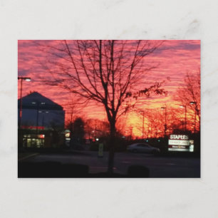 Zonsopkomst in Framingham, Massachusetts Briefkaart