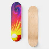 Zonsopkomst in het multiversum persoonlijk skateboard (Voorkant)