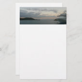 Zonsopkomst in St. Thomas II Cruise Zeegezicht Briefpapier (Voorkant / Achterkant)