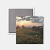 Zonsopkomst in Vermont Magnet (Voorkant / Achterkant)