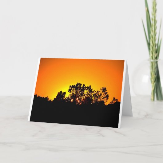 Zonsopkomst Kaart (Voorkant)