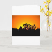 Zonsopkomst Kaart (Gele Bloem)