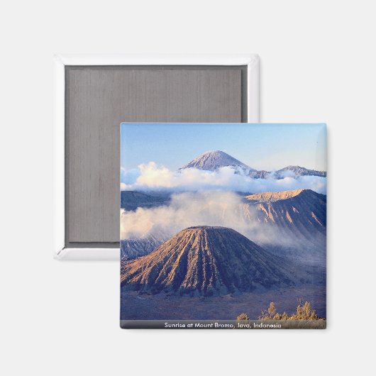 Zonsopkomst op Mount Bromo, Java, Indonesië Magneet (Voorkant / Achterkant)