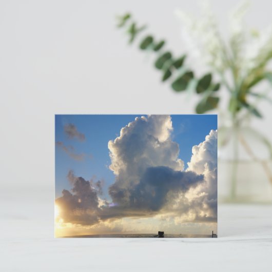 Zonsopkomst over de Atlantische Oceaan bij Cape Ca Briefkaart (Staand voorkant)