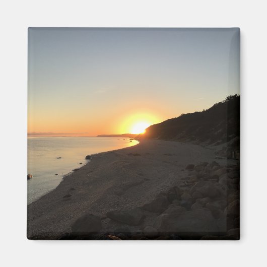 Zonsopkomst over de Long Island Sound Magneet (Voorkant)