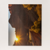 Zonsopkomst over een Canyon puzzel Legpuzzel (Verticaal)