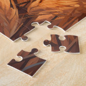 Zonsopkomst over een tarweveld legpuzzel (Zijkant)