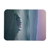 Zonsopkomst over een Toscaanse landschap verticale Magneet (Horizontaal)