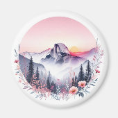 Zonsopkomst over halve koepel magneet (Voorkant)