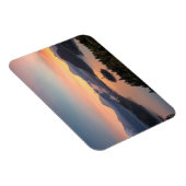 Zonsopkomst over het meer Bled rechthoekige magnee Magneet (Rechterzijde)