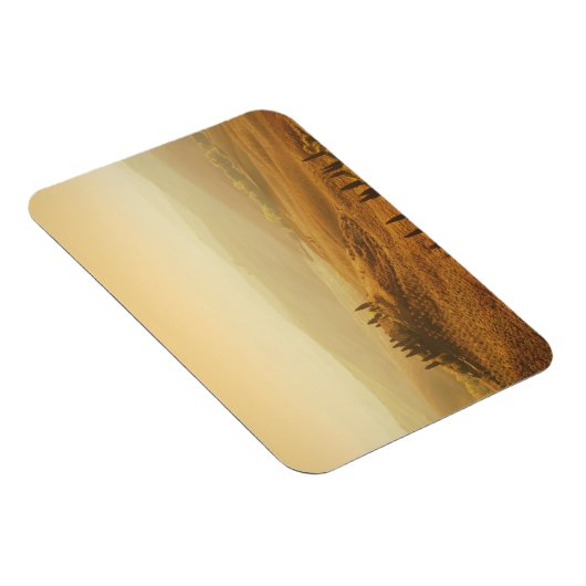 Zonsopkomst over landschap, Toscaanse rechthoekige Magneet (Rechterzijde)