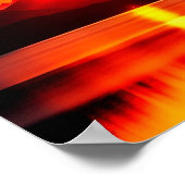 Zonsopkomst reflecteert over een meer poster (Hoek)