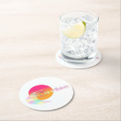 Zonsopkomst Ronde Kartonnen Onderzetter (Insitu)