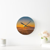 Zonsopkomst tussen de heuvels ronde klok (Huis)