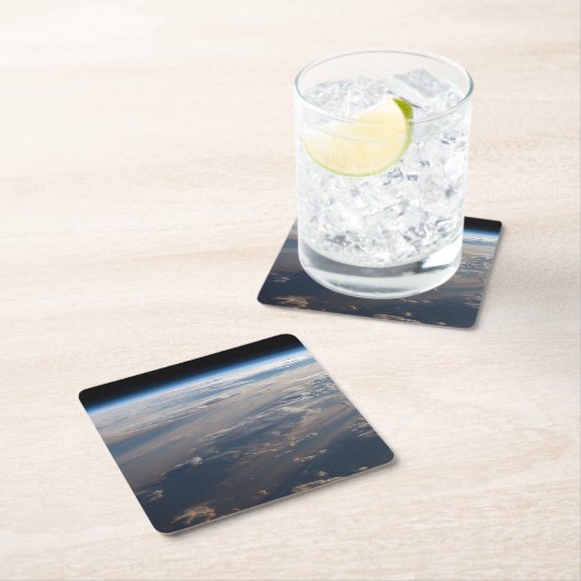 Zonsopkomst werpt lange schaduw over Filipijns Zee Kartonnen Onderzetters (Insitu)