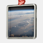 Zonsopkomst werpt lange schaduw over Filipijns Zee Metalen Ornament (Links)