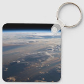 Zonsopkomst werpt lange schaduw over Filipijns Zee Sleutelhanger (Achterkant)