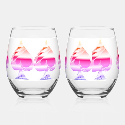 Zonsschoppen Wijnglas Set Wijnglas Zonder Voet (Rechts)