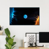 zonsstrijd poster (Thuiskantoor)