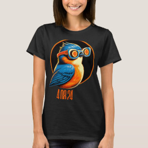 Zonsverduistering 04 08 2024 Eastern Bluebird Ecli T-shirt