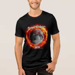 Zonsverduistering 12 augustus 2026 Tri-Blend shirt
