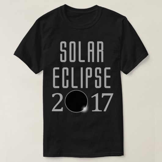 Zonsverduistering 2017 shirt (Design voorkant)