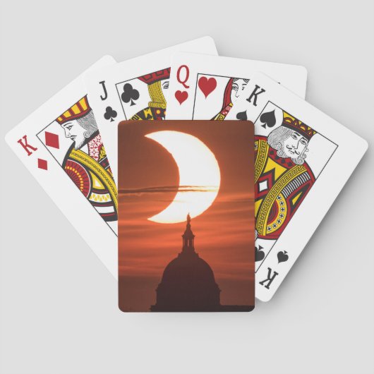 Zonsverduistering 2021 pokerkaarten (Achterkant)