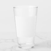Zonsverduistering 2024 Aangepaste Locatie Herdenki Glas (Achterkant)