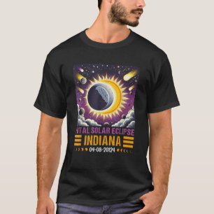 Zonsverduistering 2024 Amerikaanse Totaliteit Staa T-shirt