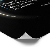 Zonsverduistering 2024 - Psalm 191 Poster (Hoek)