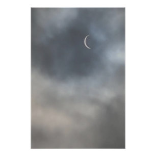 Zonsverduistering 2024 ruimte astronomie moderne m perfect poster