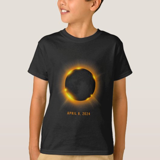 Zonsverduistering 2024 t-shirt (Voorkant)
