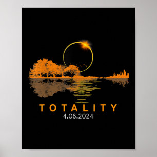 Zonsverduistering 2024 Totale Zonsverduistering 4. Poster