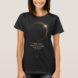 Zonsverduistering 2026 Hemellichamen Astronomie T-shirt