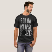 Zonsverduistering 2026 t-shirt (Voorkant volledig)