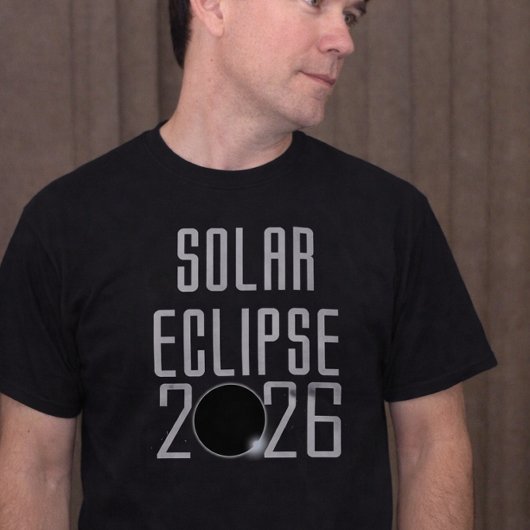 Zonsverduistering 2026 t-shirt