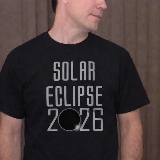 Zonsverduistering 2026 t-shirt